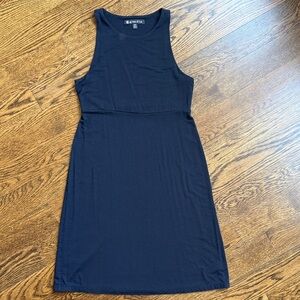 Athleta Black Midi Tank Dress